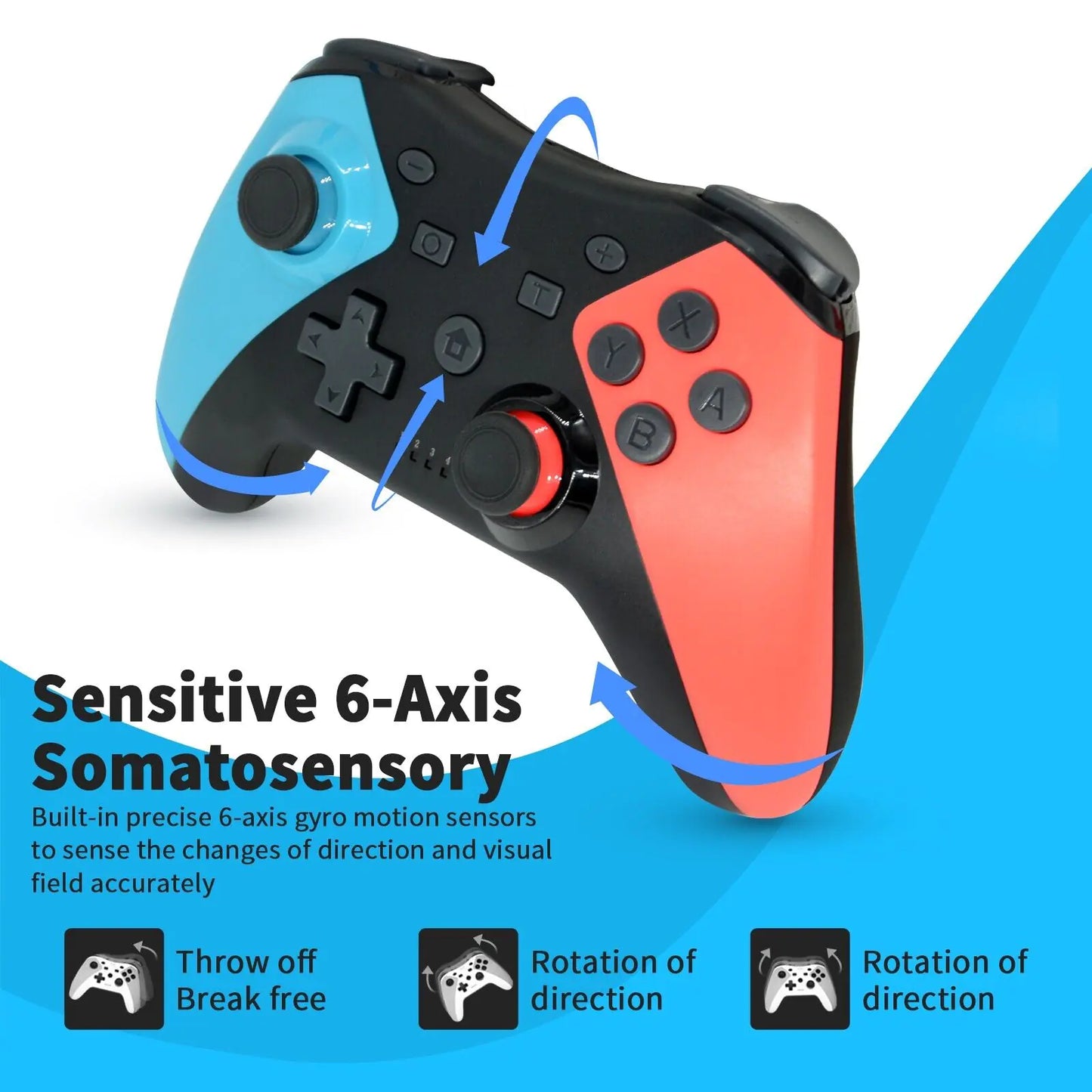 Mando Inalámbrico Pro para Nintendo Switch - Gamepad Joypad Joystick Control Remoto Regalo